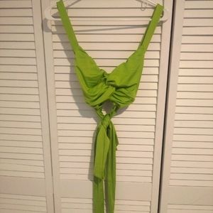 Green CropTop Size M